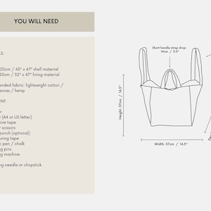 Large Everyway Tote Bag | PDF Sewing Pattern & Tutorial | Instant ...