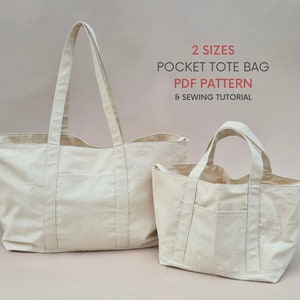 Large tote with pockets hotsell