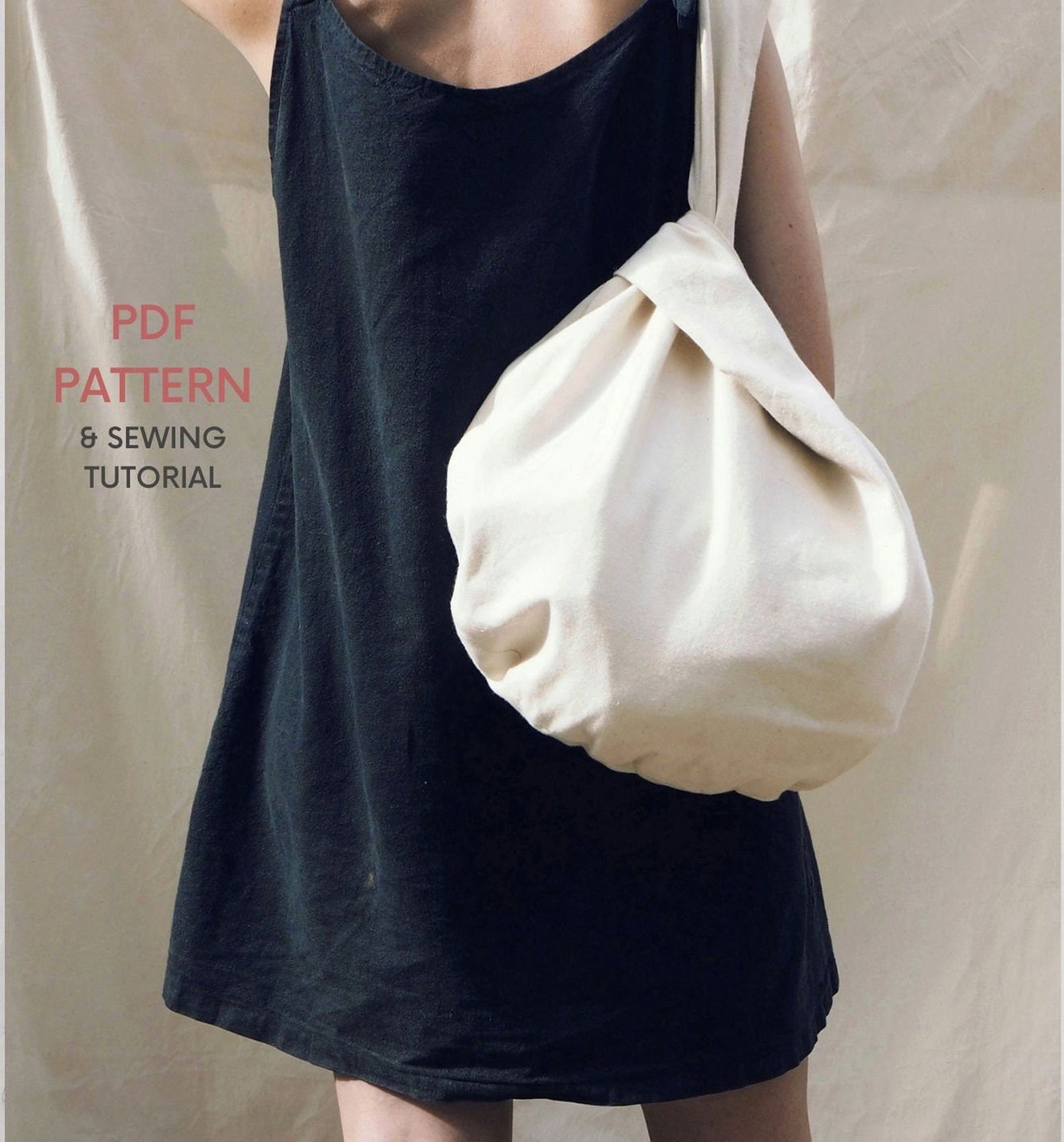Large Knot Bag PDF Sewing Pattern With Tutorial Instant - Etsy