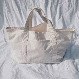 Small Pocket Tote Bag | PDF Sewing Pattern & Tutorial | Instant Digital Download | Easy Sewing Project | Reversible Canvas Tote Bag Pattern image 8