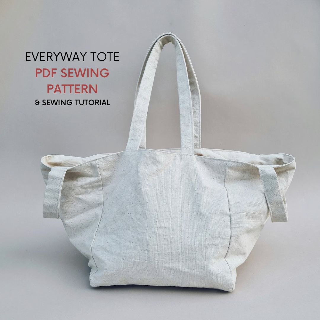 Everyway Tote Bag | PDF Sewing Pattern & Tutorial | Instant Digital ...