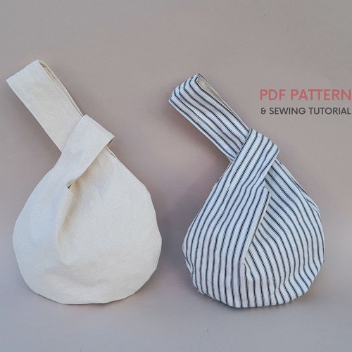 Large Knot Bag PDF Sewing Pattern With Tutorial Instant - Etsy