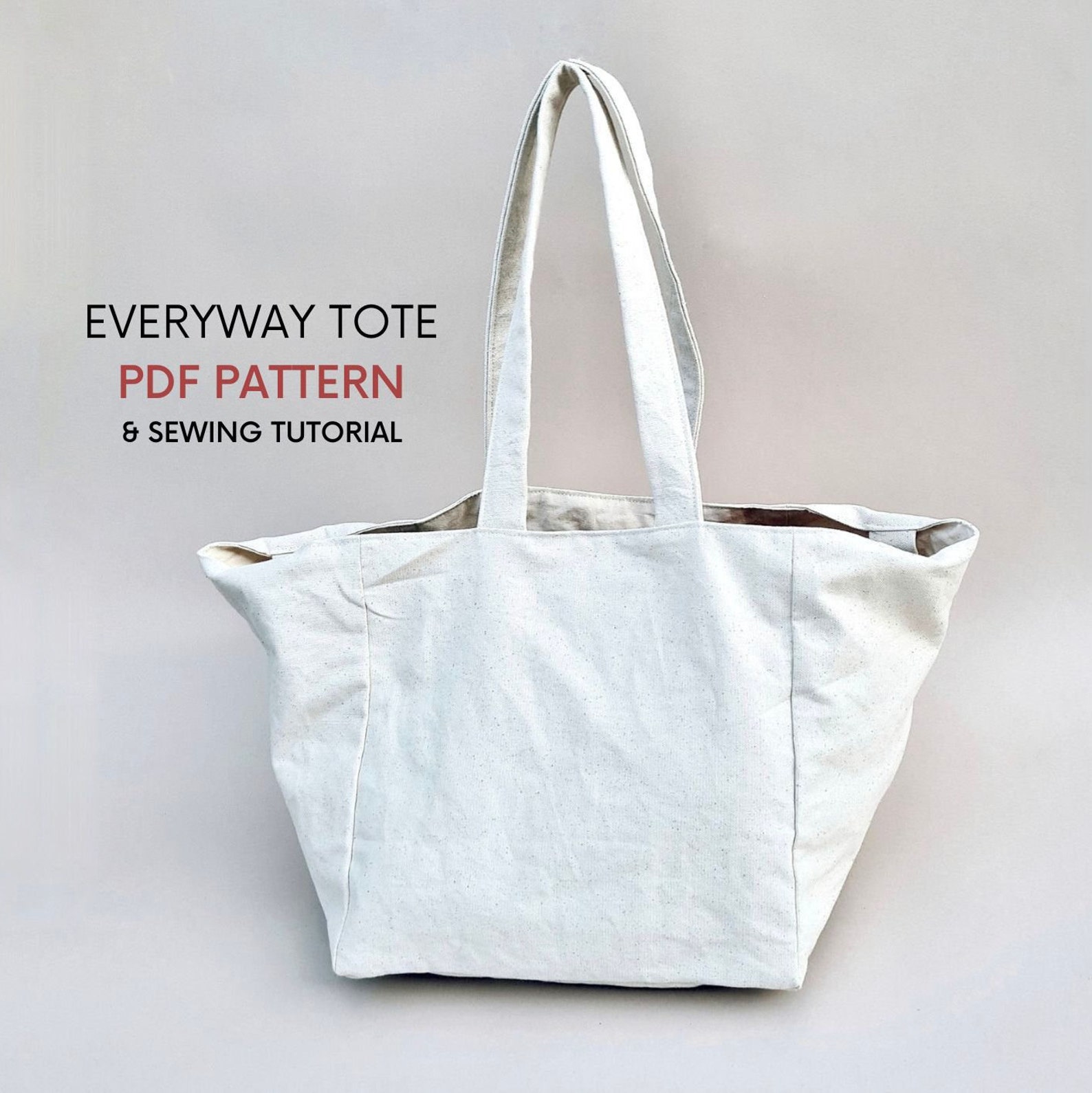 Everyway Tote Bag | PDF Sewing Pattern & Tutorial | Instant Digital ...