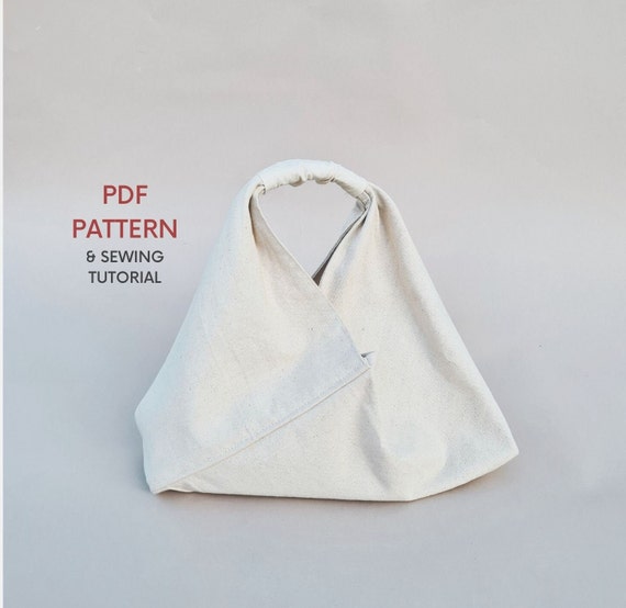 Origami Bento Bag Pattern and Tutorial: Quick Tote Bag