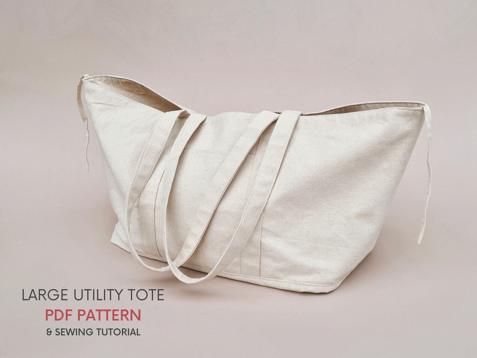 Multi Pocket Tote Etsy UK
