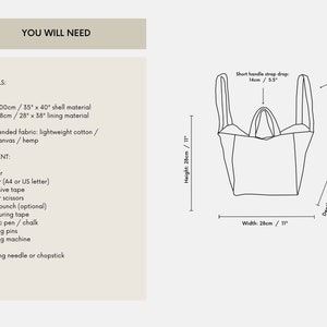 Everyway Tote Bag | PDF Sewing Pattern & Tutorial | Instant Digital ...