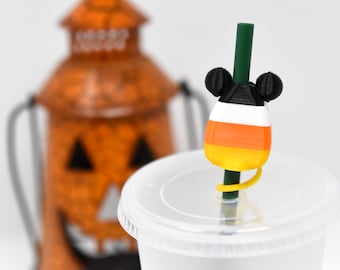 Luke3DP Mickey Candy Corn Straw Topper