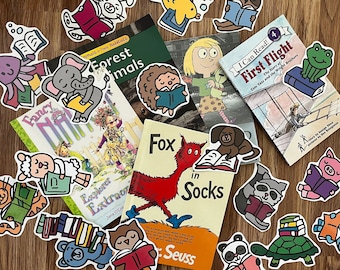 Book Buddies Reading Log/Reading Incentive Cutouts for Kids