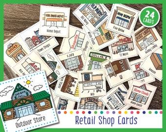 Retail Shop Cards