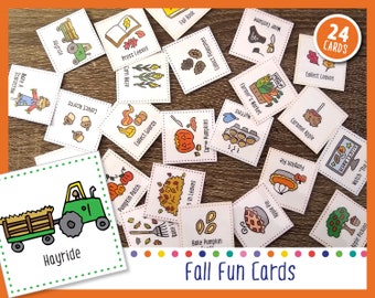 Tarjetas divertidas de otoño