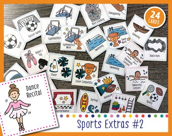 Sports Extras #2 (Cards For Weekly Calendar)