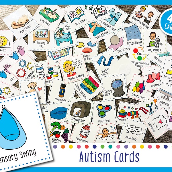 Autism Visual Cards | Visual Routine Card Set for Toddler/Kids/Autism/ADHD Picture/PEC Routine Schedule Weekly Calendar Planner