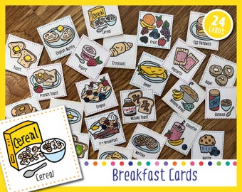Breakfast Meal-Planning Cards Set