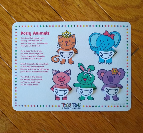 Girls Potty Animals potty Training Reward Chart for Girls - Etsy New Zealand Girls Potty Animals potty Training Reward Chart for Girls - Etsy New Zealand