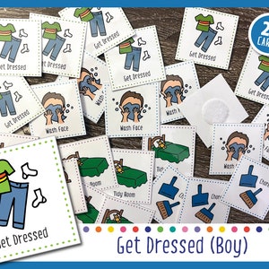 Get Dressed (Boy) (Cards For Weekly Calendar)