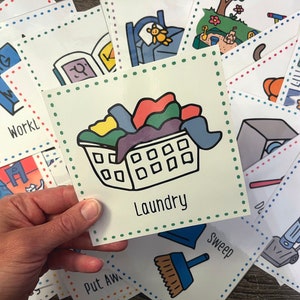 Summer Responsibility Cards For Kids (34 cards)