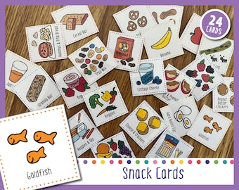 Snack Meal-Planning Cards Set