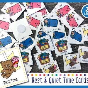 Rest & Quiet Time (Cards For Weekly Calendar)