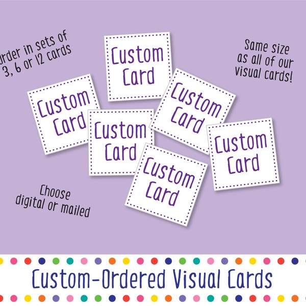 Custom Ordered Visual Cards