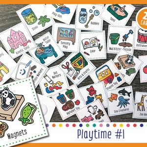Playtime #1 (schede per il calendario settimanale)