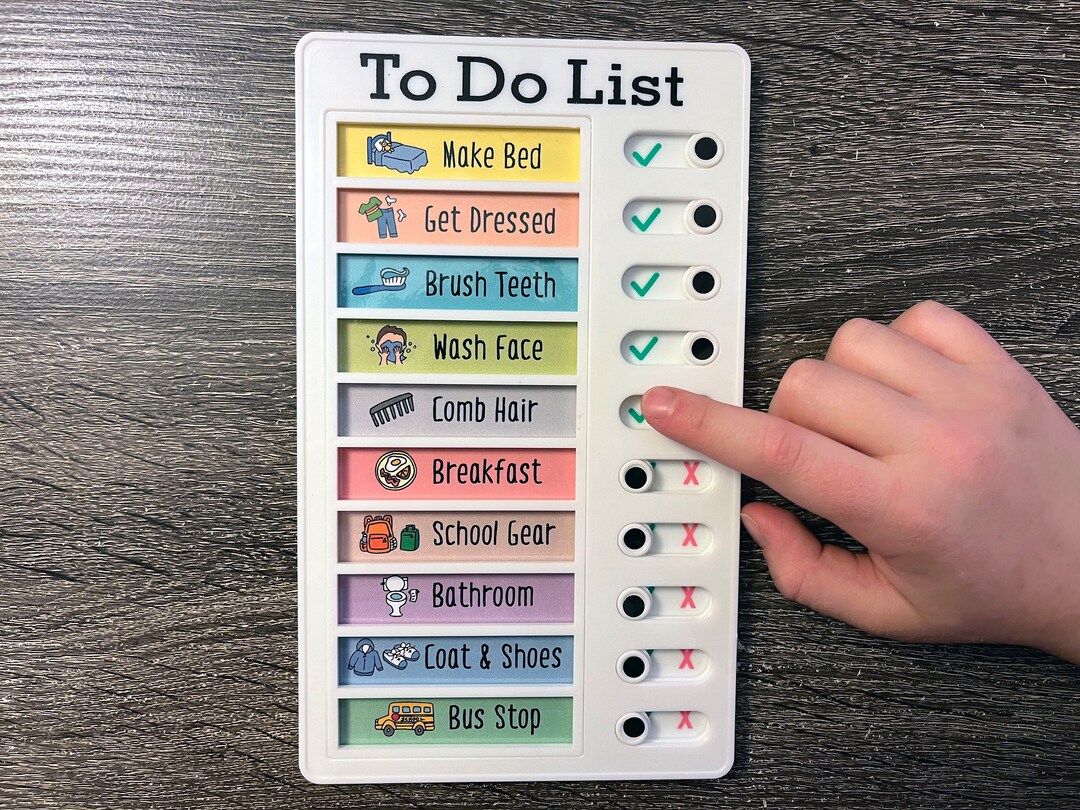 Custom to do list for kids etsy
