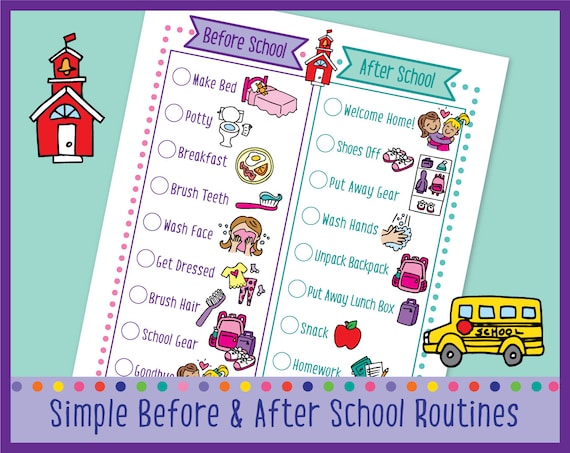 After School Routine Chart