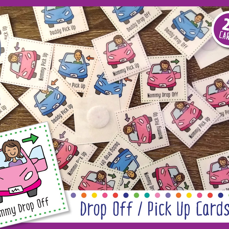 Kids Drop off Calendar - Etsy