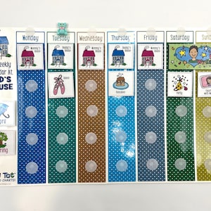 Co-Parenting Weekly Visual Calendar (Includes 310 Cards), Divorce Schedule for Kids, Toddler Divorce Routine, Joint Custody Schedule Chart