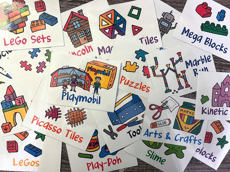 Building Toy Labels (set of 20) - Etsy