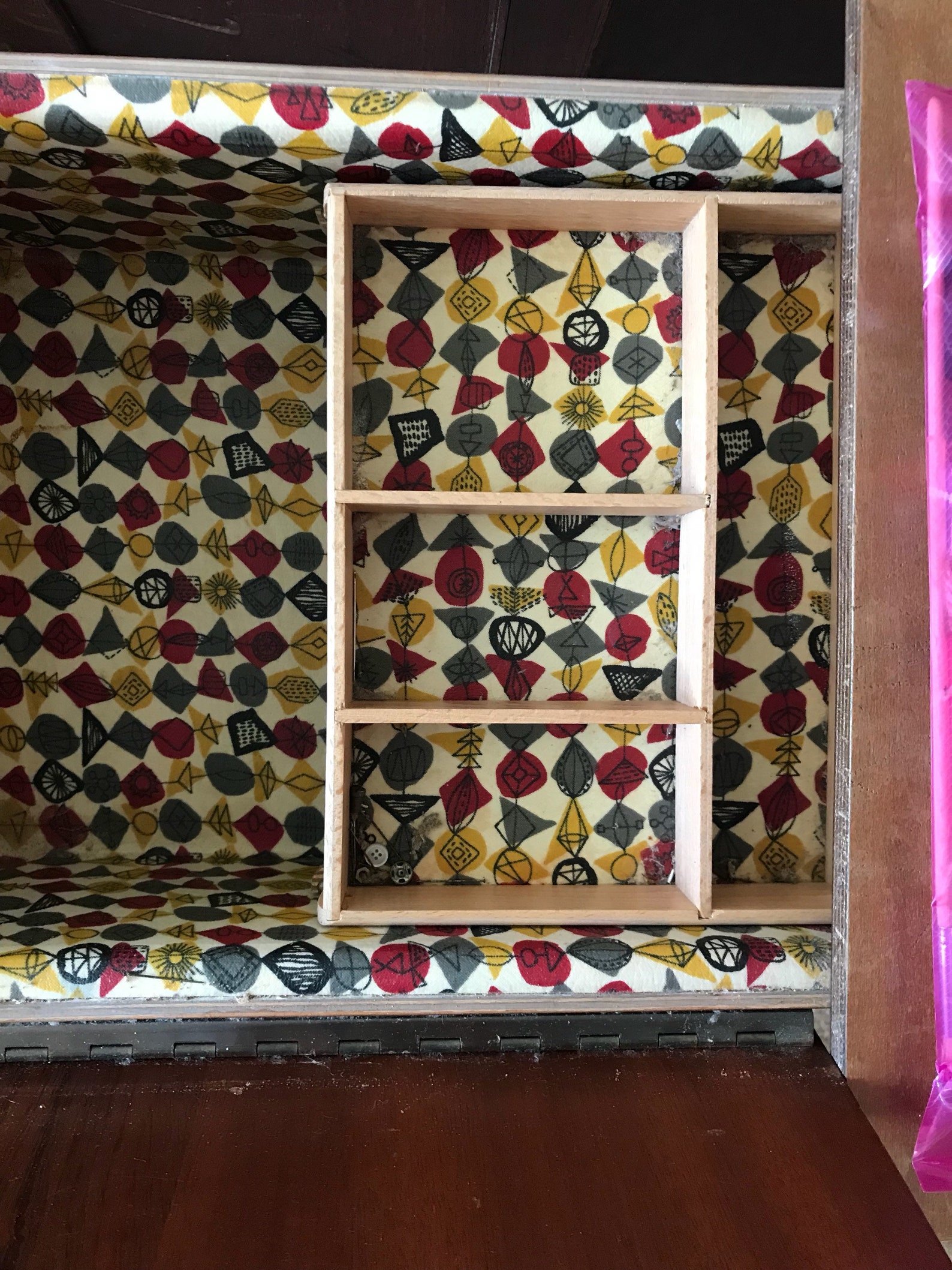 SOLD Original 50's Sewing Box Table Dansette Legs Refurbished Etsy