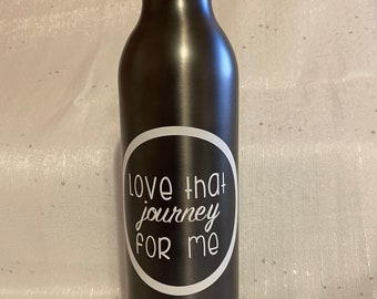 Love that Journey For Me Schitt's Creek Stainless Water Bottle Reduce brand Stays Cold 24 hours Easy Lid