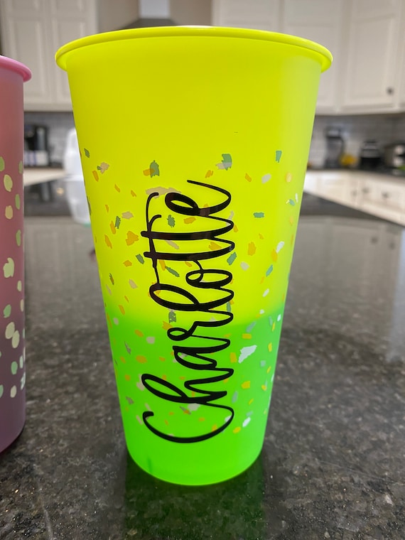 Color Changing Cold Cups ZAK Cups Travel Cups Cups With Lids and Straws  Teacher Gift Birthday Gift Work Cup Car Cup 