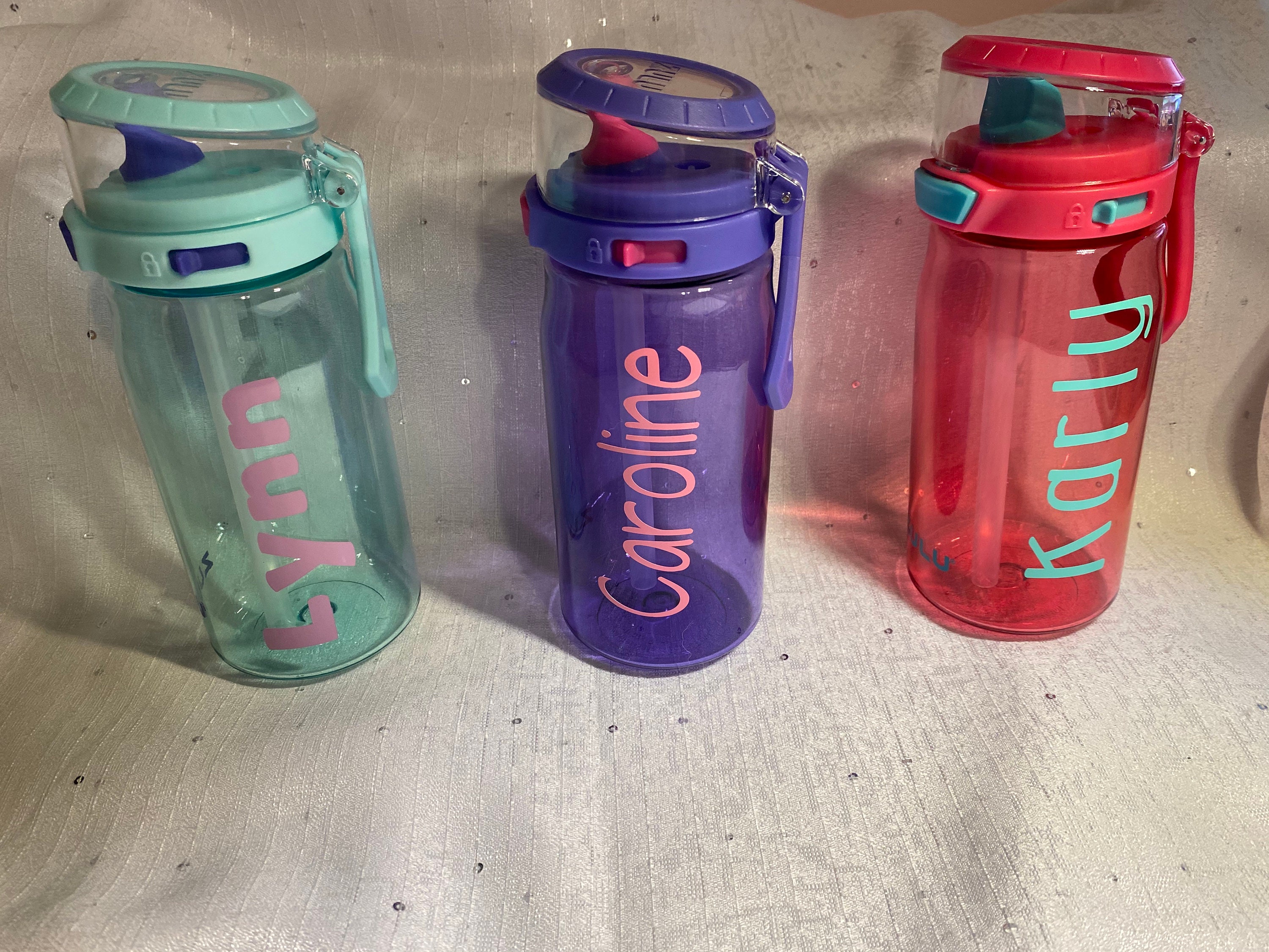 Kids Water Bottle, Back to School, Travel Cup, School Cup, Reusable Water  Bottle, ZULU Brand, Personalized Water Bottle, Sippy Cup 