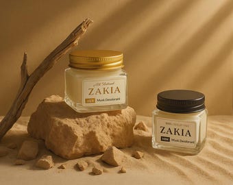 Natural Arabian Musk Deodorant: Skin-Friendly Baking Soda Free