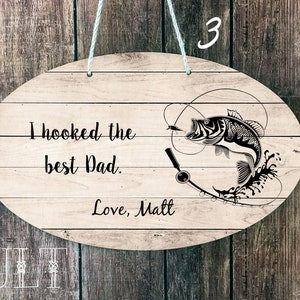 Father&#39;s day gift fishing Fathers day gift for Dad Personalized Gift from son Dad birthday Gift from Daughter Dad from wife New dad Daddy