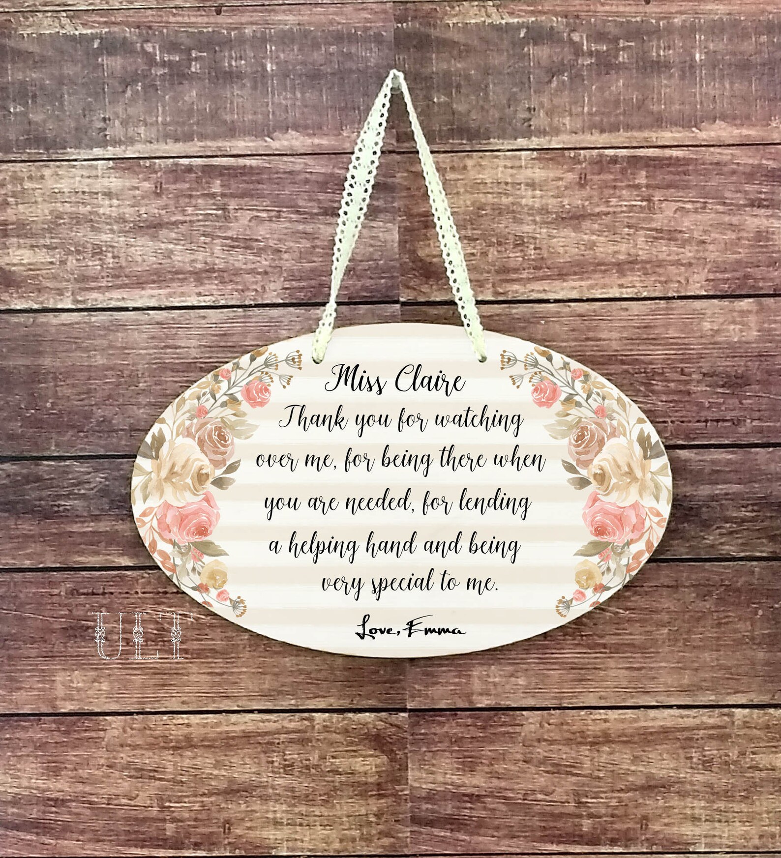 Daycare provider gift personalized Child care provider gift Etsy