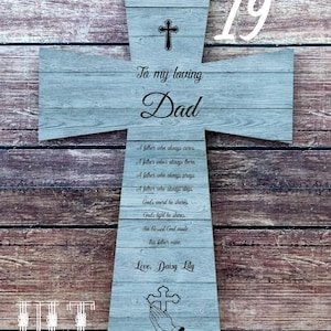 Dad gift Father&#39;s day gift for Dad Christian gift personalized Father gift Dad birthday Dad gift from Son Dad gift from Daughter Daddy ideas