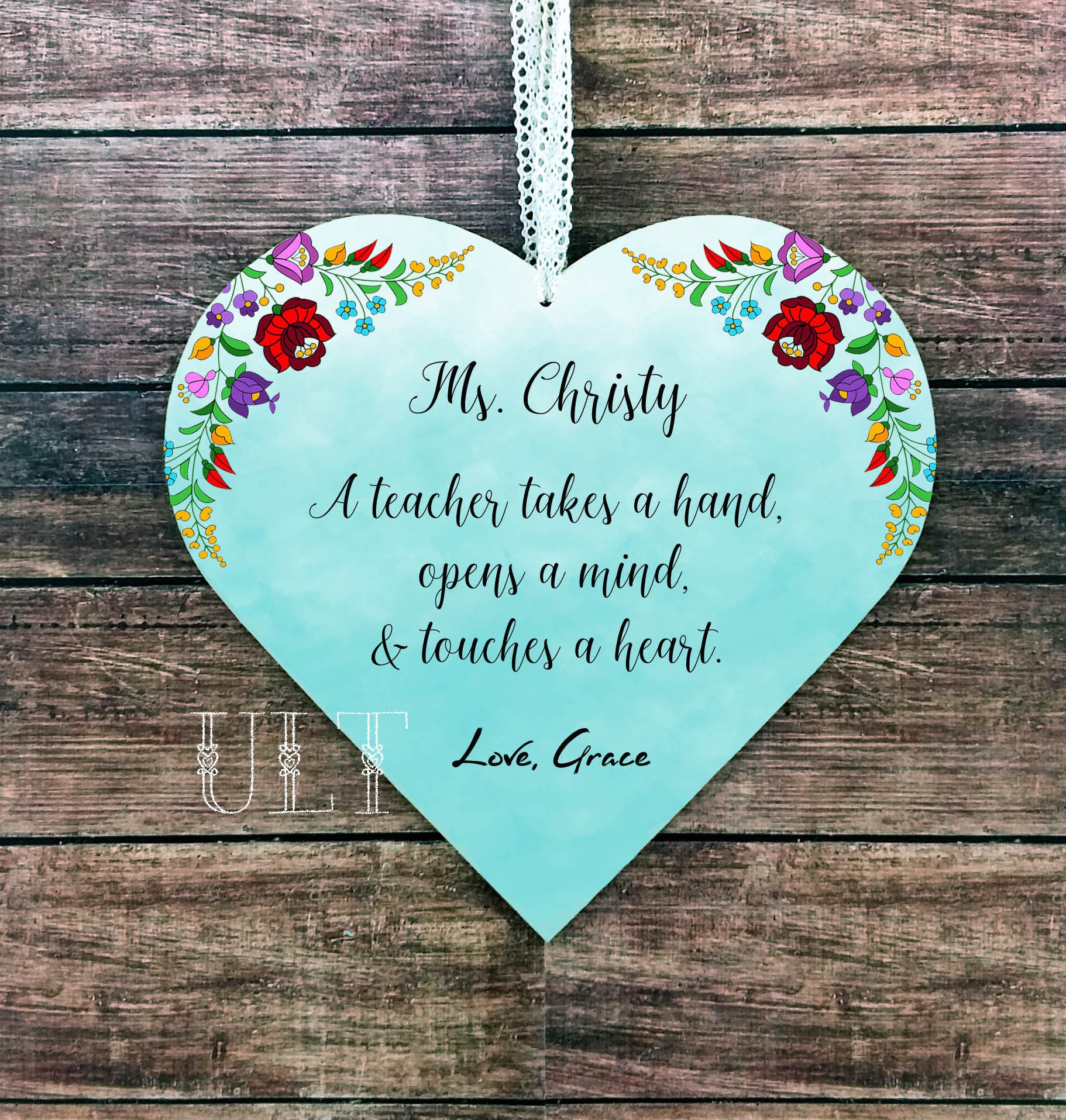 Daycare Provider Gift Personalized Child Care Provider Gift Etsy