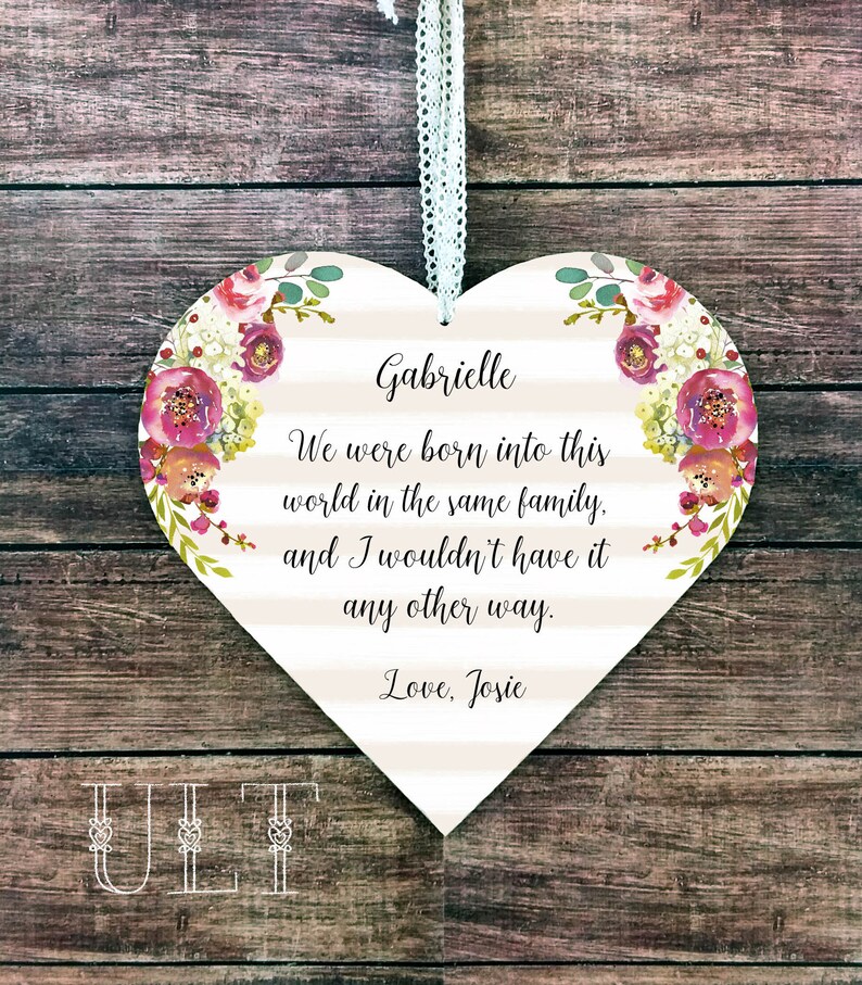 Cadeau de Noël de soeur pour le cadeau de soeur personnalisé  Etsy