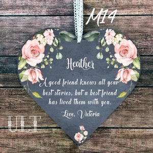 Best friend gift Christmas gift Best Friend Personalized Best friend Birthday Best friend Long distance Best friend frame Best friend ideas