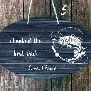 Father&#39;s day gift fishing Fathers day gift for Dad Personalized Gift from son Dad birthday Gift from Daughter Dad from wife New dad Daddy