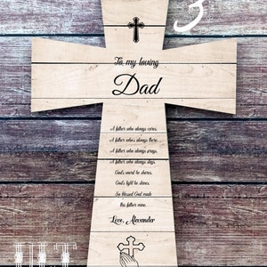 Dad gift Father&#39;s day gift for Dad Christian gift personalized Father gift Dad birthday Dad gift from Son Dad gift from Daughter Daddy ideas