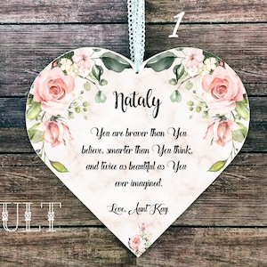 Niece Gift for Niece Personalized Niece Gift from Aunt and Niece Sign Niece birthday Niece plaque Niece wall art Niece frame Niece decor