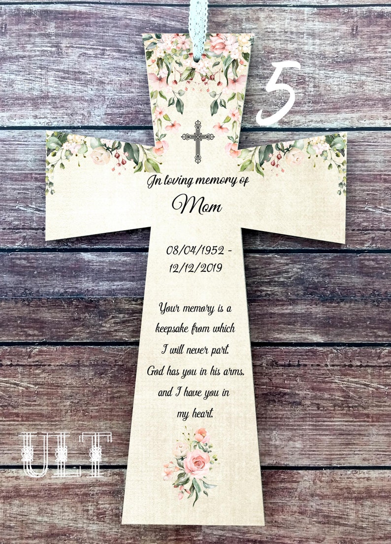Loss of Mother Memorial gift Mom In memory of Mom sign Remembrance gift Bereavement gift Sympathy gift Memorial sign Loss of loved one gift