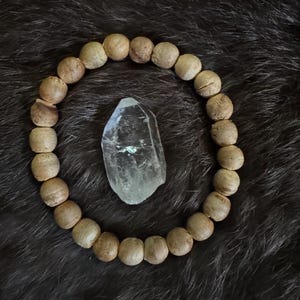 Palo Santo Bracelet - 8” Natural Palo Santo from Peru - Aromatic