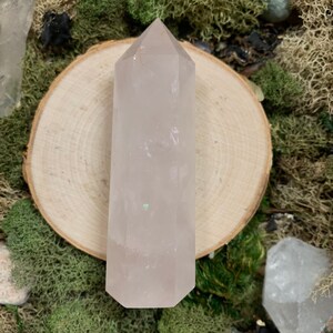 Rose Quartz Towers 3.5” - Choose Your Weight - Crystal Towers - Polished Stones - Healing Crystals