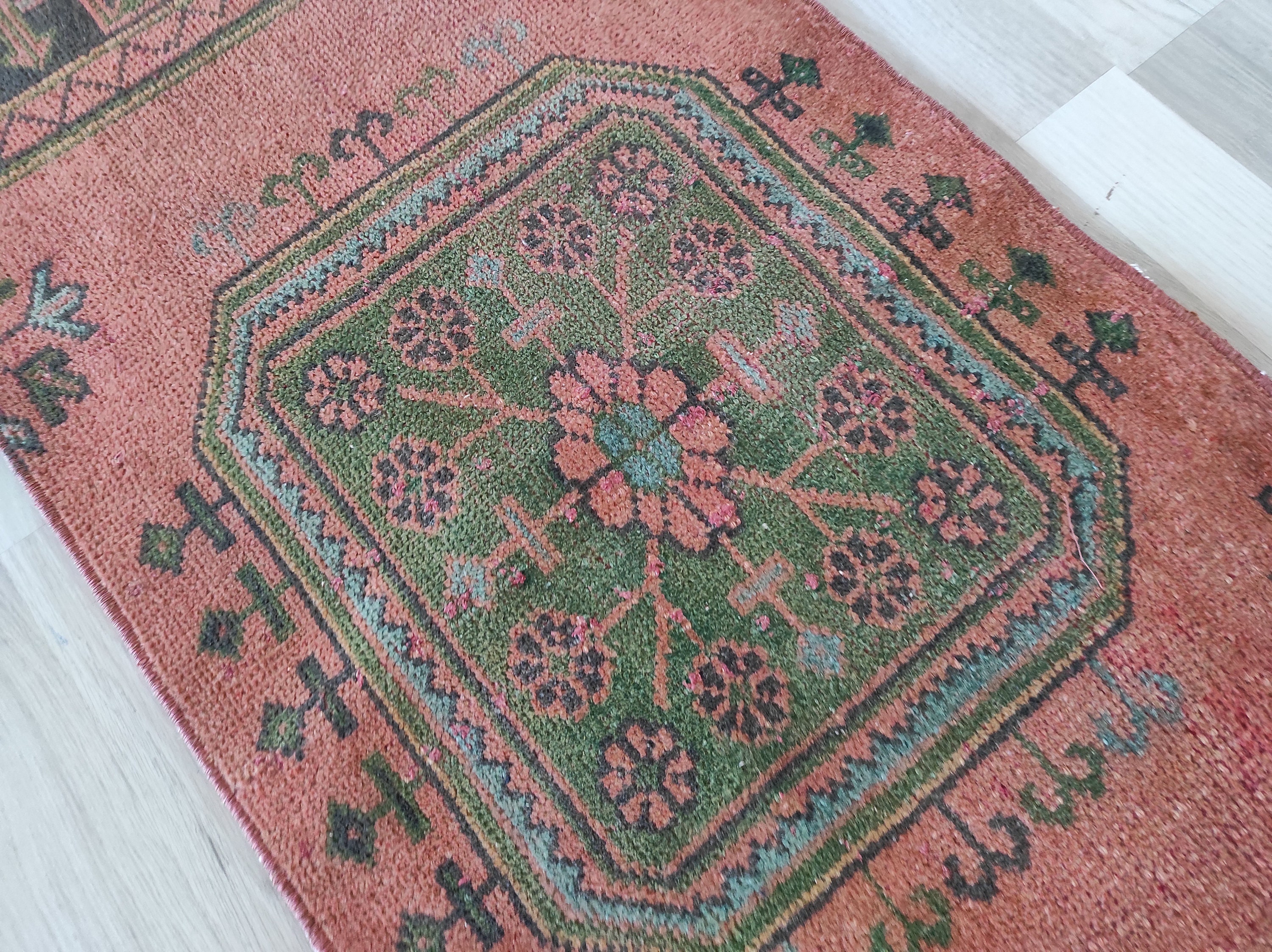 Soft wool rug low pile rug 2x4 turkish rug 2x4 cotton rug Etsy
