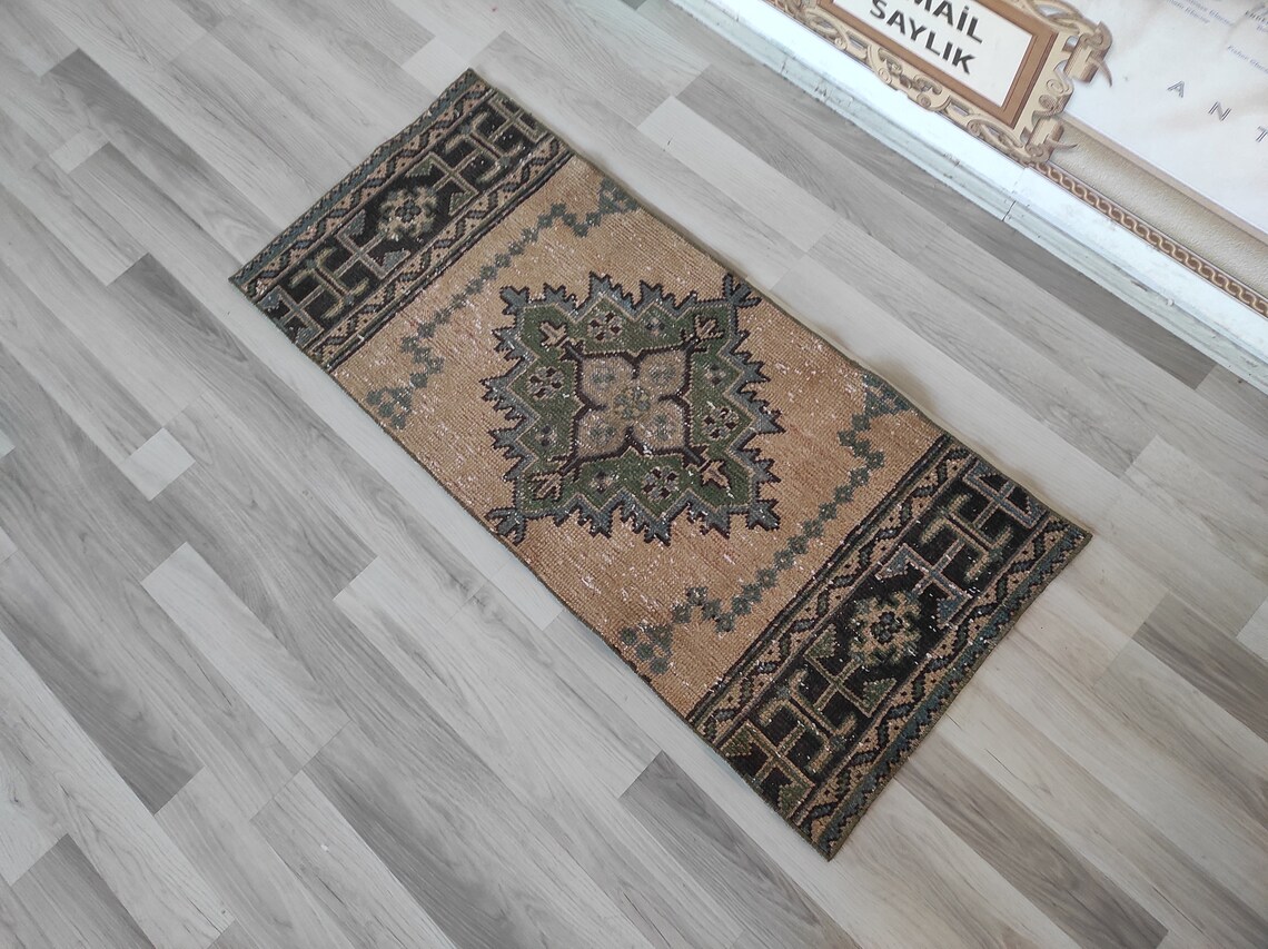 2x4 ethnic rug 2x4 vintage rug small pink rugs soft wool Etsy