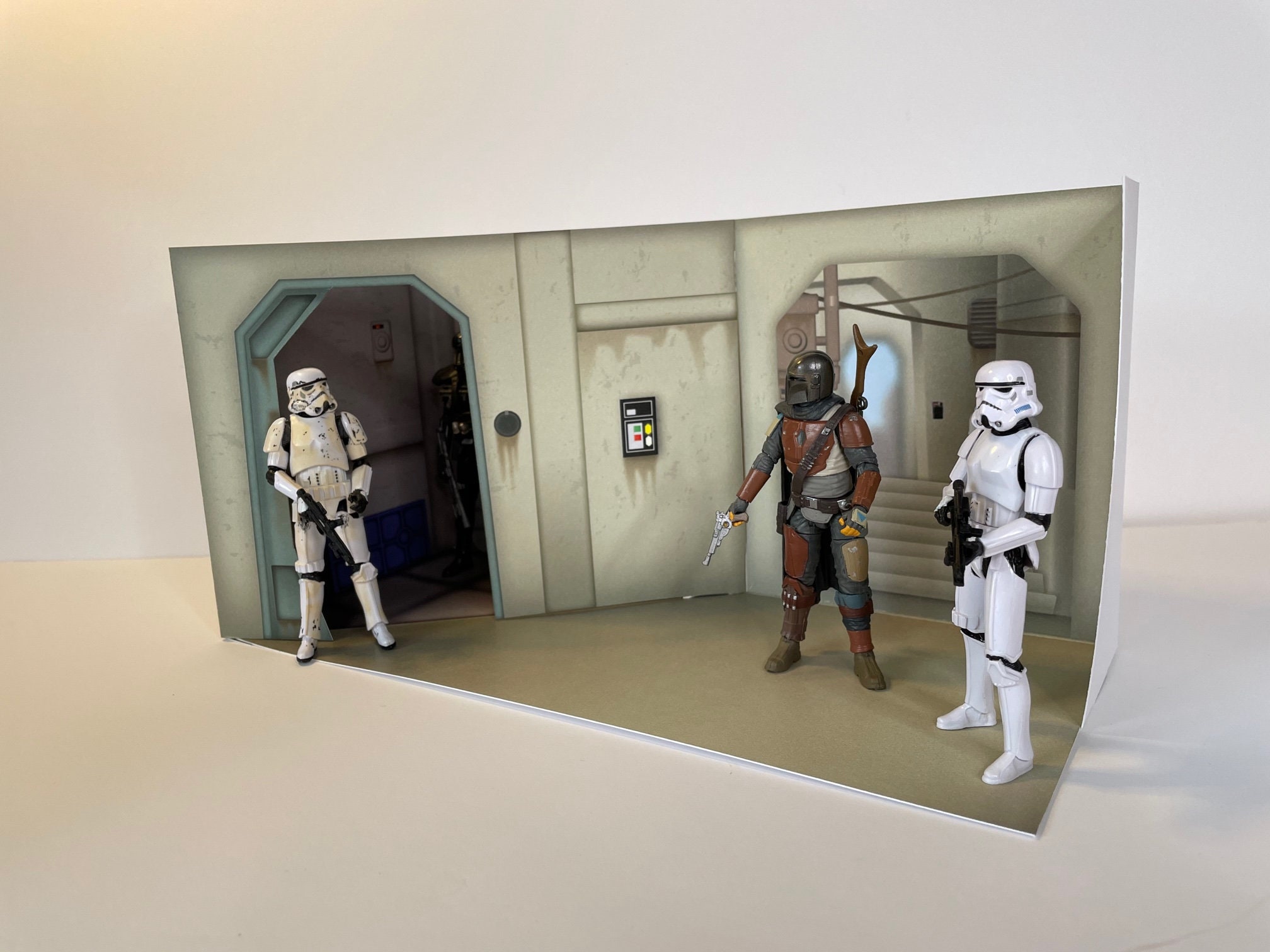 Custom Nevarro Mandalorian Diorama Star Wars Playset Etsy