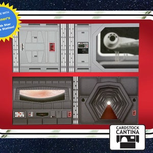 Custom Death Star Space Station playset panels | Star Wars playset parts
